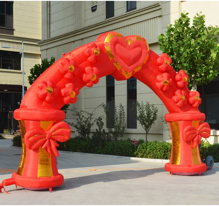 惠州婚庆红色拱门