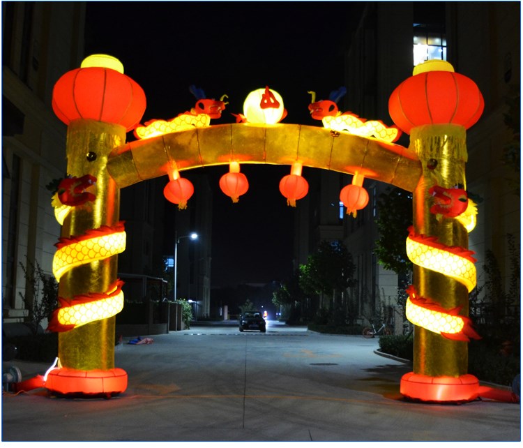 惠州夜光发光拱门